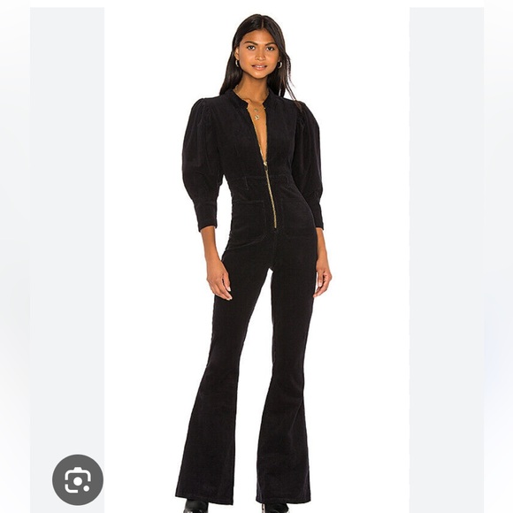 WeWoreWhat 70’s Corduroy Retro Flare Jumpsuit - Picture 7 of 9